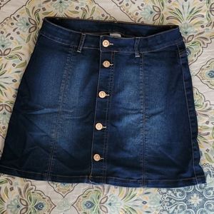 Stretch Denim Skirt